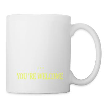 J'ai suspendu mon jeu pour être ici - Mug blanc - blanc - Droite