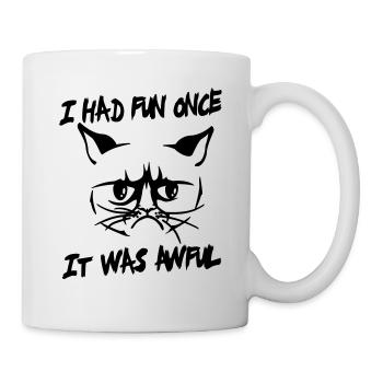 I had fun once, it was awful - Mug - white - Right