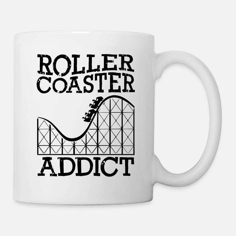 Roller Coaster Addict - Mug - white