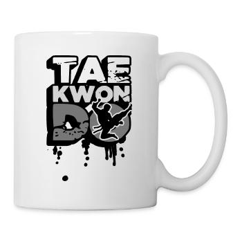 Taekwondo Fighting - Tasse - Weiß - Rechts