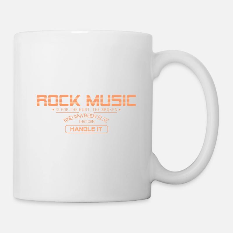 Musique rock - Mug blanc - blanc