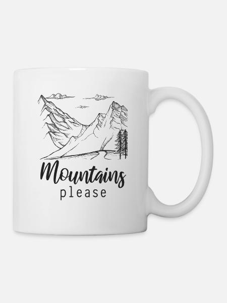montagnes - Mug blanc - blanc