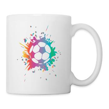 Fußball Fußballshirt Trikot Verein Sport Geschenk - Tasse - Weiß - Rechts