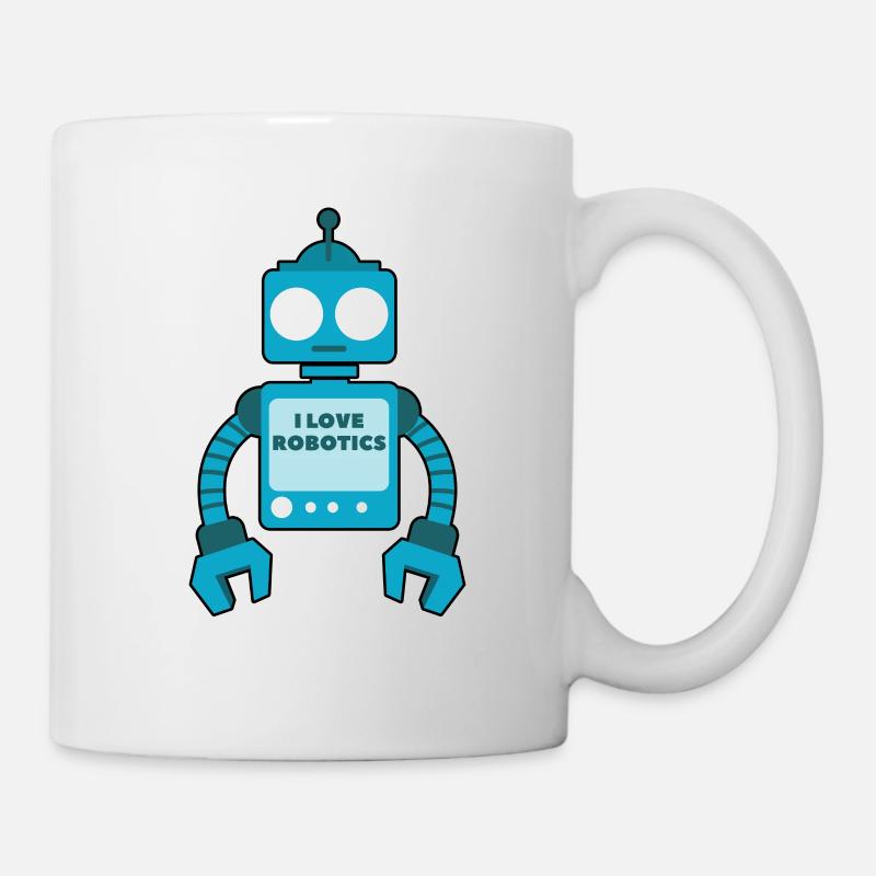 Roboter Spruch - Tasse - Weiß