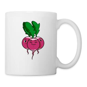 radis - Mug blanc - blanc - Droite