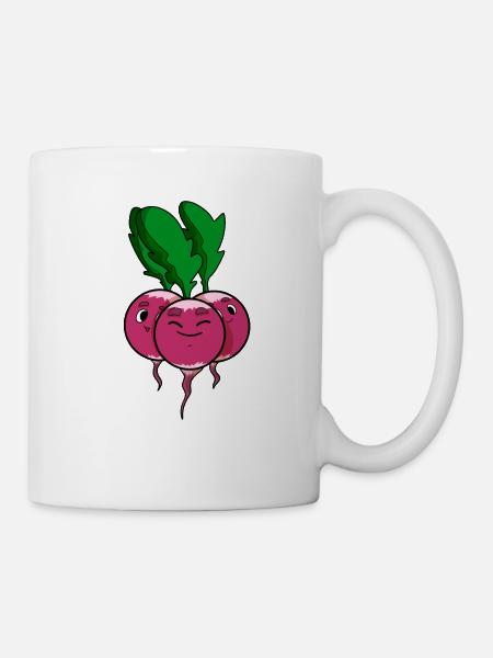 radis - Mug blanc - blanc