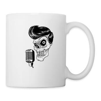 Skull - Rockabilly - Music - Mug - white - Right