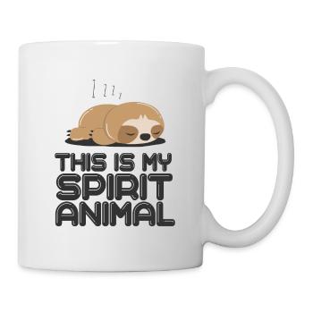 Sloth is my Spirit Animal - Tasse - Weiß - Rechts