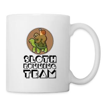 Sloth Running Team - Tasse - Weiß - Rechts
