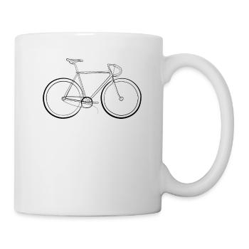 Road Bike Cycling - Mug - white - Right