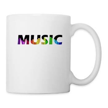 Music - Tasse - Weiß - Rechts