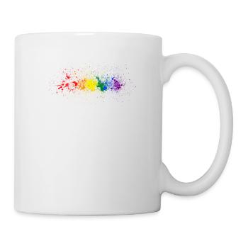 Rainbow LGBT Pride T-Shirt - Mug - white - Right