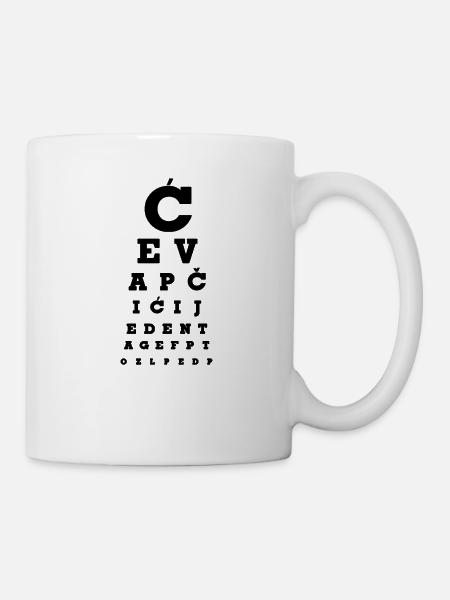 Cevapcici Balkan T-Shirt - Tasse - Weiß