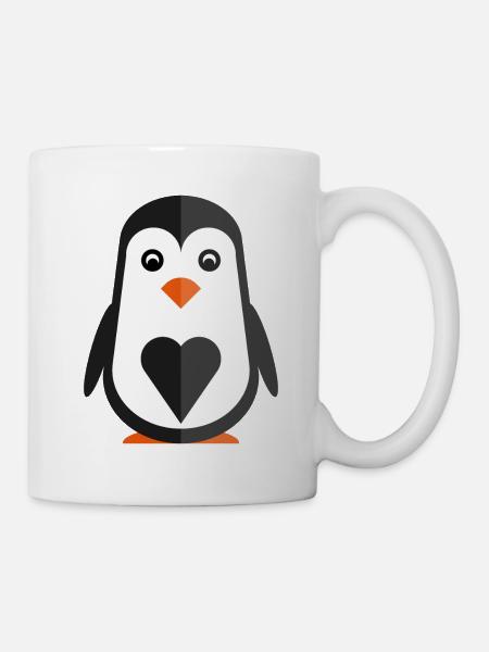 Pinguin - Tasse - Weiß
