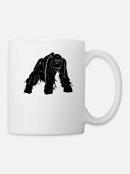 Singe orang-outan - Mug blanc - blanc