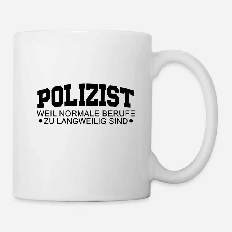 Polizist - Tasse - Weiß