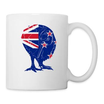 Kiwi Neuseeland - Tasse - Weiß - Rechts