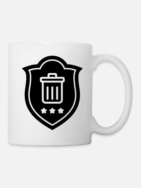 Dustman / Ripper / Garbage / Cleaing / Eboueur - Mug - white