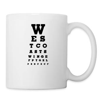 West Coast Swing Dance Geschenk - WCS Tanz Geschen - Tasse - Weiß - Rechts
