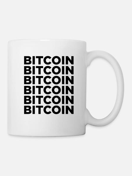 BITCOIN - Tasse - Weiß