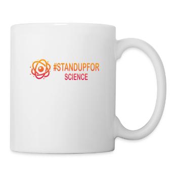 Debout pour la science - Mug blanc - blanc - Droite