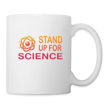 Debout pour la science - Mug blanc - blanc - Droite