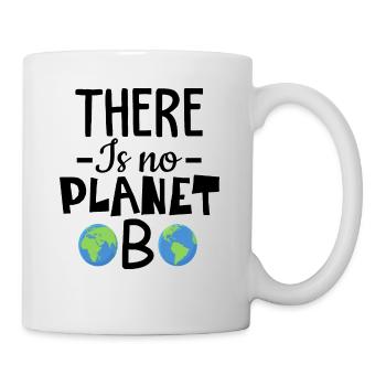 Il n'y a pas de vendredis Planet B pour la conception future - Mug blanc - blanc - Droite