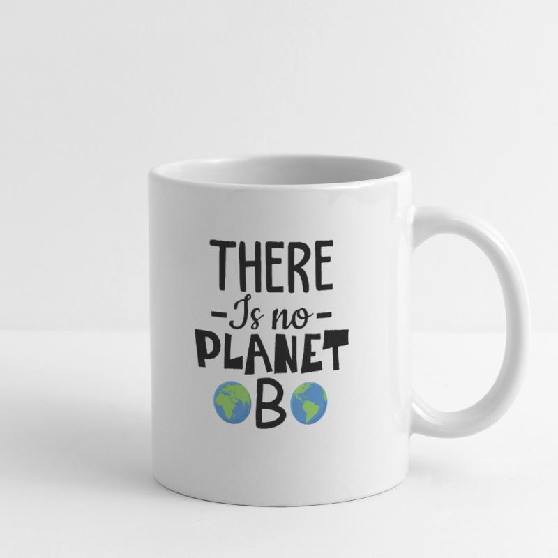 Il n'y a pas de vendredis Planet B pour la conception future Mug blanc