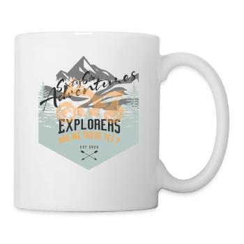 66 aventures - les explorateurs sont encore là - Mug blanc - blanc - Droite