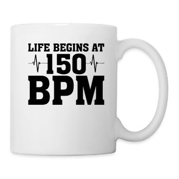 Hardstyle Rave Raver Geschenk Spruch - Tasse - Weiß - Rechts