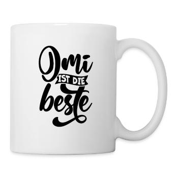 Oma ist die beste - Tasse - Weiß - Rechts