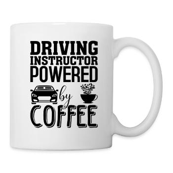 Instructeur de conduite disant Permis de conduire cadeau drôle - Mug blanc - blanc - Droite