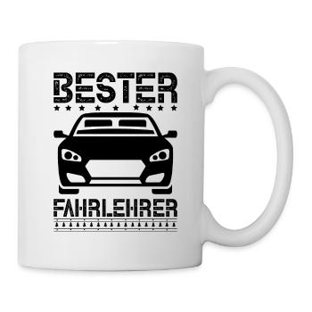 moniteur de conduite - Mug blanc - blanc - Droite
