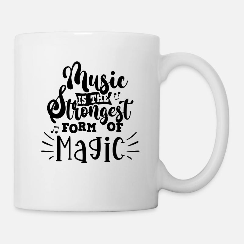 musique - Mug blanc - blanc