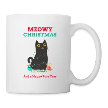 Meowy Christmas - Mug - white - Right