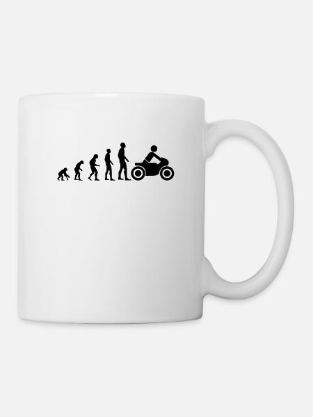 Funny Motorcycle Biker Gift - Mug - white