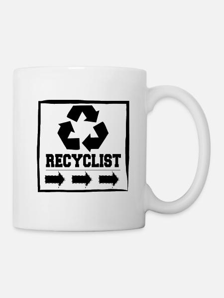 Recyclist Eco Environmental - Mug - white