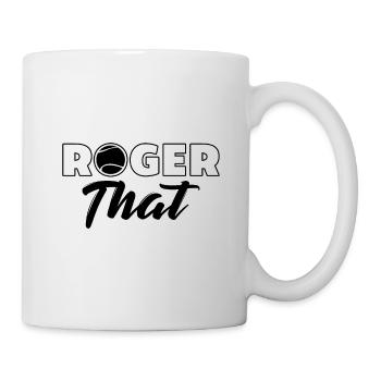 Tennis Player Roger That Fan Gift - Tasse - Weiß - Rechts