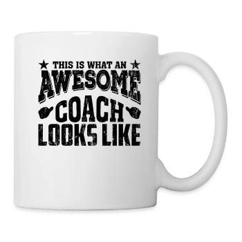 Coach coach saying team team gift - Mug - white - Right