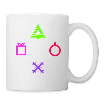 Gamer Console Buttons - Christmas Edition - Tasse - Weiß - Rechts