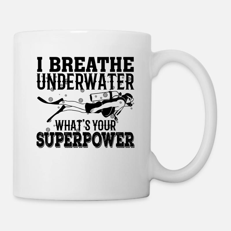 Taucher Tauchen - Tasse - Weiß