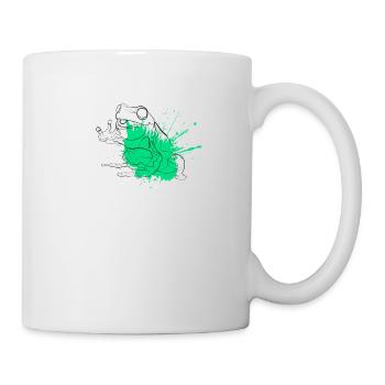 Frosch - Tasse - Weiß - Rechts