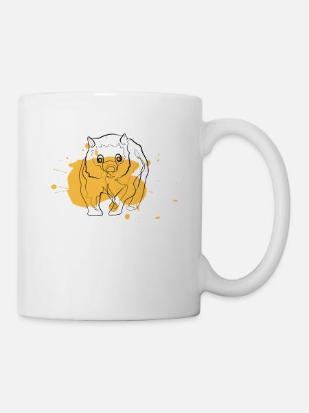wombat - Mug blanc - blanc