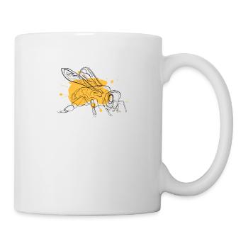 Biene Imker - Tasse - Weiß - Rechts