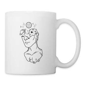 Open Mind galaxy space - Tasse - Weiß - Rechts