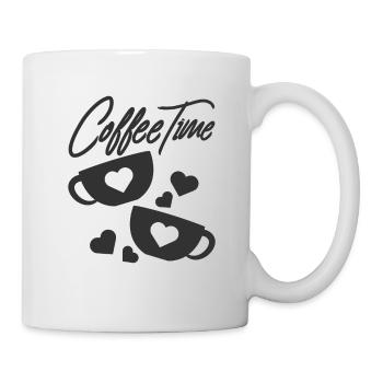 Kaffee - Tasse - Weiß - Rechts