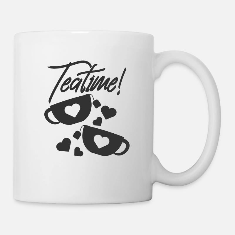 Tee Café - Tasse - Weiß