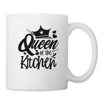 Reine de la cuisine - Mug blanc - blanc - Droite