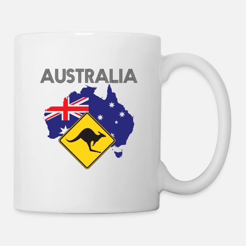 Australie TShirt - Australie T-Shirt - Mug blanc - blanc