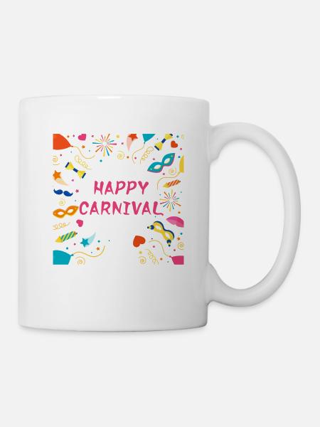 Happy Carnaval carnaval - Mug blanc - blanc